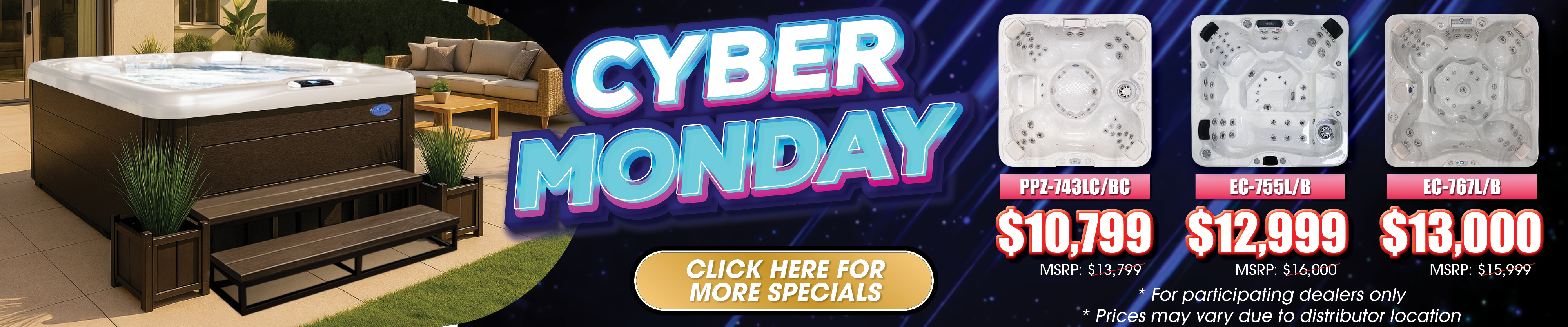 Calspas hot tub being used in a family setting - Taunton